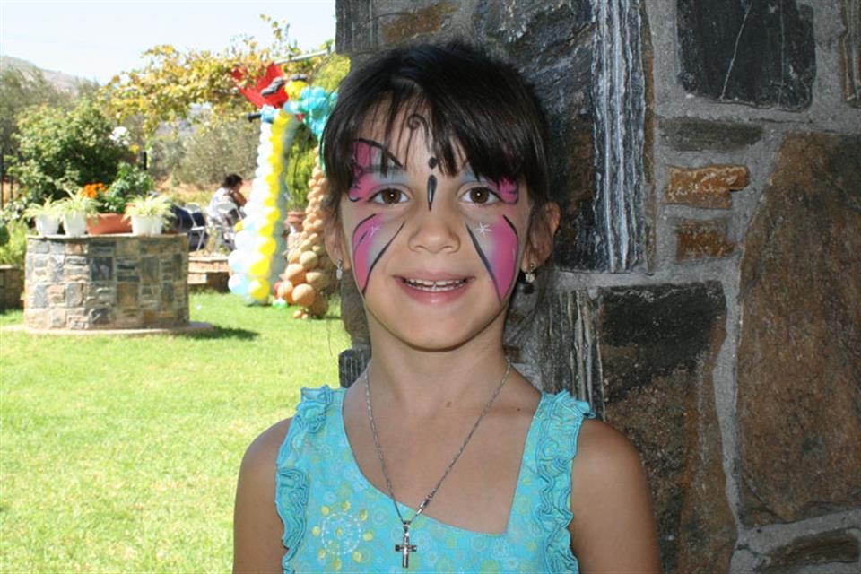 Face painting butterfly Triki Fun