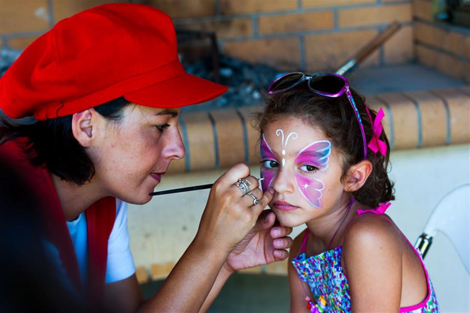 Face painting baptism Triki Fun