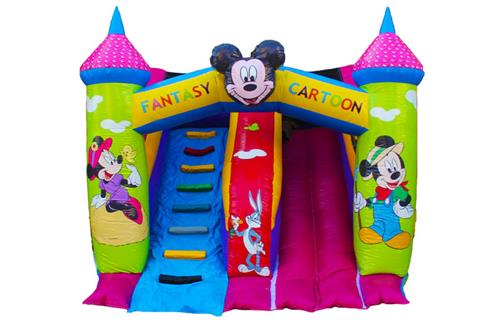 Cartoon Inflatable Slide