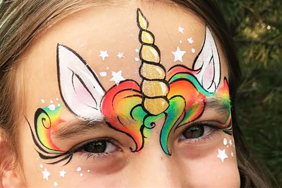 Party Unicorn Face painting by TrikiFun