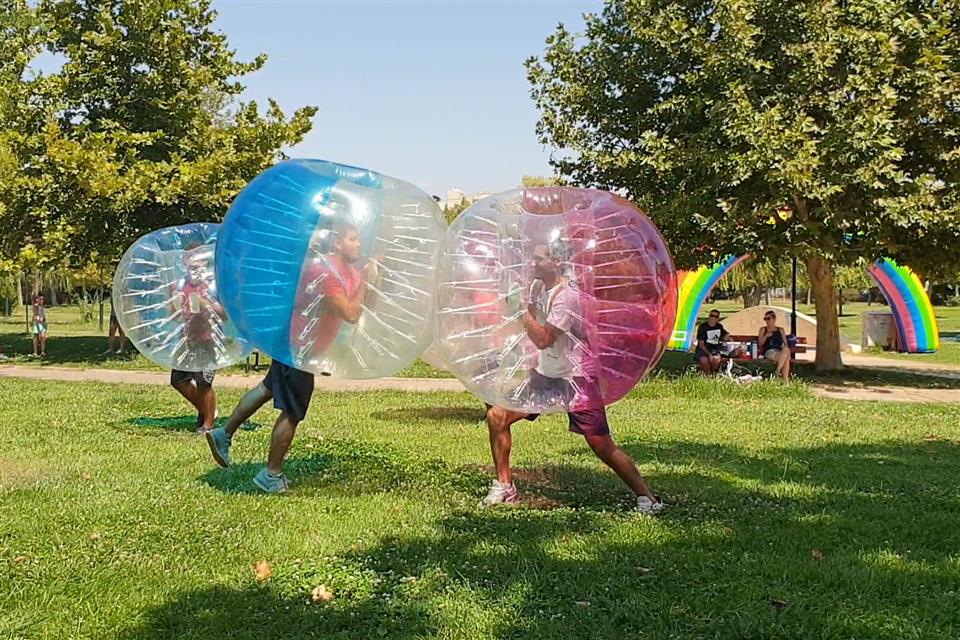 Human Size Bubbles by Triki Fun