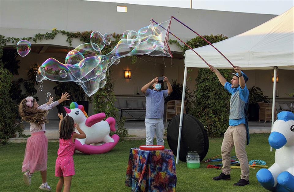 Bubble Show at Golf Glyfada