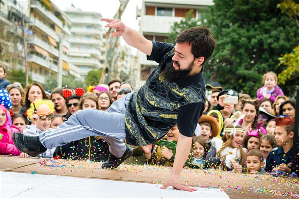 Breakdance για παιδικές παραστάσεις Triki Fun