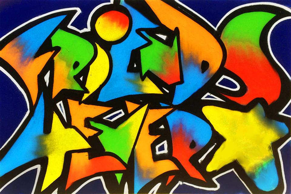 Grafitti paidiko party by Triki Fun