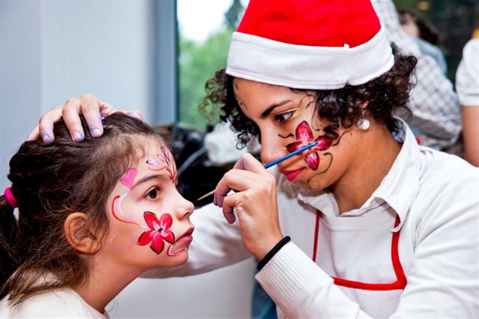 Χριστουγεννιάτικο face painting by Triki Fun