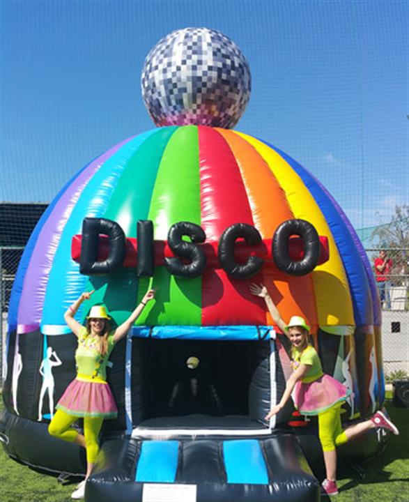 Φουσκωτή πίστα Disco Dome από Triki Fun